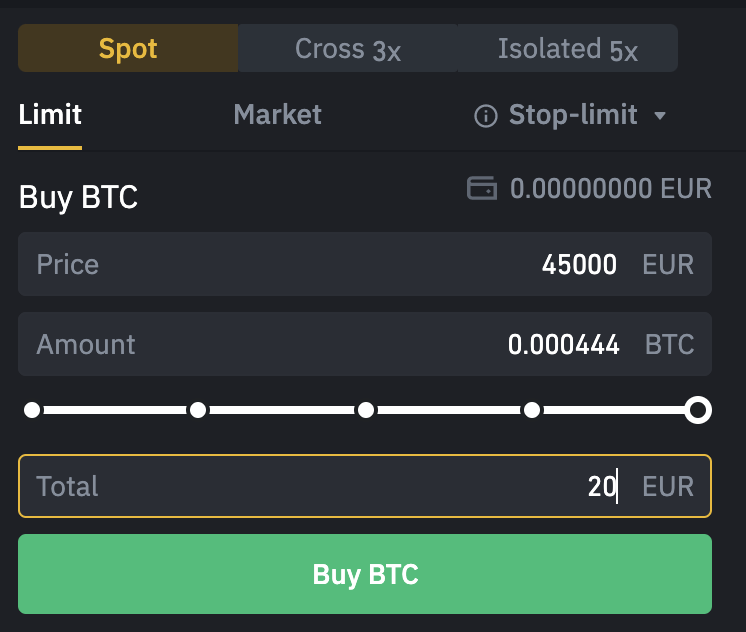 can you do limit buys on crypto.com